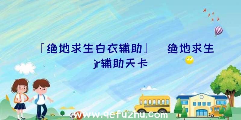 「绝地求生白衣辅助」|绝地求生jr辅助天卡
